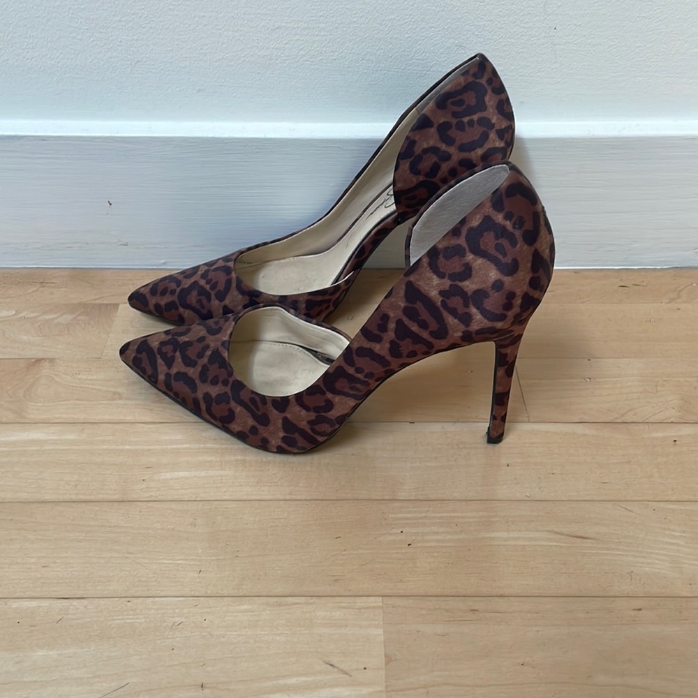 Jessica Simpson Leopard Print Heels